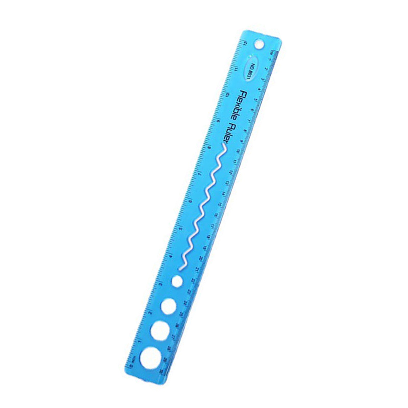 thumbnail image 2 of Para niños estudiante suave Bendable regla de plástico flexible pulgadas y centímetros regla de color sólido adecuado para la escuela en casa, 2 of 2
